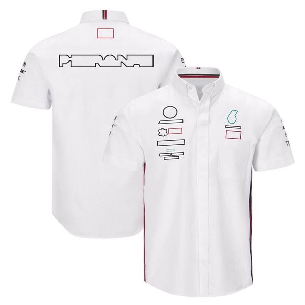 T-shirts F1 Chemises d'équipe Pilotes de Formule 1 Salopette d'équipe Été Nouveaux fans de course Polos de loisirs en plein air Chemises avec logo de l'équipe Ove308I