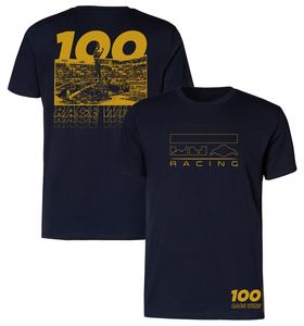 F1 Team 2023 T-shirts de pilote hommes et femmes à manches courtes col rond Fans T-shirts grande taille vêtements de course personnalisés