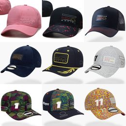 F1 Team 2024 Formula 1 Racing Summer New Race Brand Embroidered Baseball Cap Men's Fashion Designer Curved Caps Driver Hat