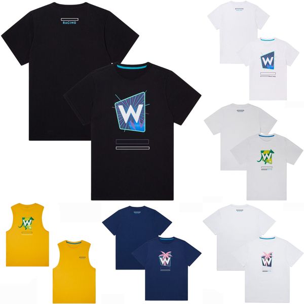 F1 Team T-shirt noir 2024 Formule 1 Racing Logo T-shirts pour adultes Été Hommes Mode Confortable T-shirt de sport Maillot à séchage rapide Unisexe