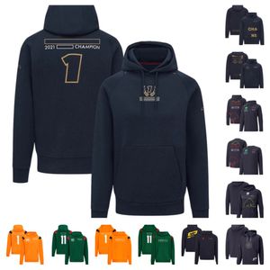 Vêtements de pilote de l'équipe F1 pour hommes, pull de course, manteau, sweat à capuche personnalisé pour Fans