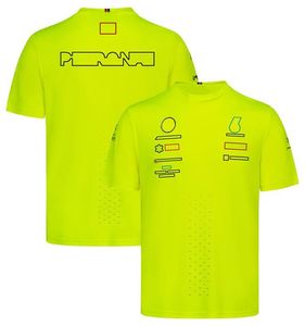 T-shirt de pilote de l'équipe F1, même combinaison de course officielle, haut à manches courtes pour hommes, séchage rapide, grande taille personnalisable, 2022