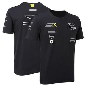 T-shirt de pilote d'équipe de F1 vêtements de fan à manches courtes combinaison de course de Formule 1 peut être personnalisée304v