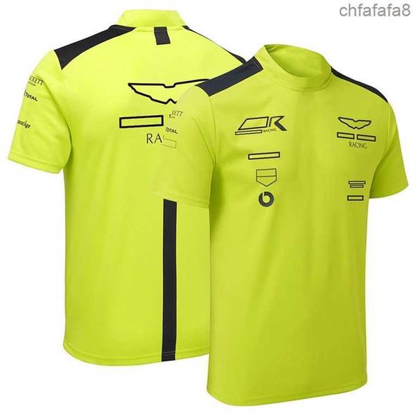 Camisetas para conductores de equipo F1 Fan Apparas de ventilador Custom Racing Series Sports Rapid Dry Tops 5x10