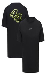 T-shirt de pilote d'équipe F1, combinaison de course de Formule 1 44 avec le même t-shirt à manches courtes, haut à séchage rapide, peut être personnalisé 2754414