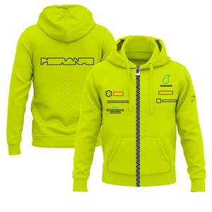 F1 Team Sweat à capuche Formule 1 Sweats à capuche 2023 Racing Sports Casual Nouvelle saison Zip Up Sweat à capuche Printemps Automne Vestes pour hommes Co305i