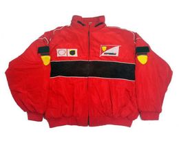 F1 Team Jacket Racing Jersey Null Men039s Cycling Pure Cotton Automne et hiver Embroderie complète Nul L Uniforms6231656