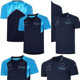 F1 Team Polo T-shirt 2023 Formule 1 Pilote T-shirt Été Nouveau Maillot De Course Décontracté T-shirts Fans Décontracté Surdimensionné Hauts De Sport