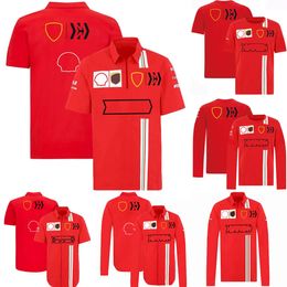 F1 Team Poloshirts T-shirt T-shirt Formule 1 Racing Car Fans T-shirt Zomer Casual Driver Sneldrogende T-shirts Jersey Herenshirt