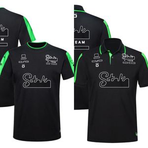 F1 Team Polo Shirts T-shirt 2024 Formule 1 Teamwear Driver Racing Fans T-shirt Men Femmes Polo Collar Jersey Tee Unisexe T-shirt Custom