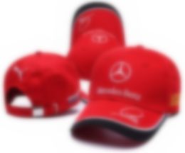F1 Team Racing Cap 2024 Fórmula 1 Benz Benz Baseball Caps Motorsport Fashion Mass's Curved Brim Sun Hat A34