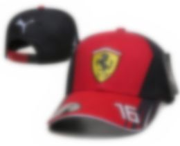 F1 Team Racing Cap 2024 Formule 1 Driver Benz Baseball Caps Motorsport Motorsport Fashion Brand Men's Curved Brim Sun Hat A55