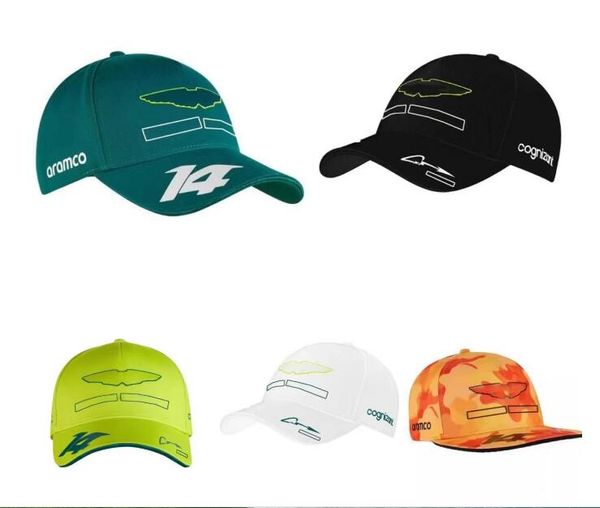 Casquettes de course de l'équipe F1, casquette de baseball à la mode, chapeau de soleil avec logo brodé,