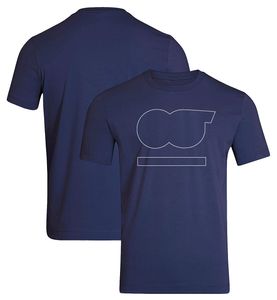 T-shirt à manches courtes pour hommes, vêtements de course de l'équipe F1, personnalisé, grande taille, nouvelle collection