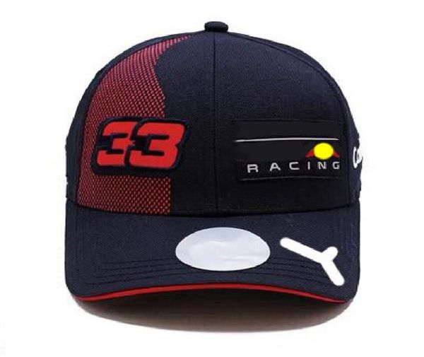 Casquette de baseball incurvée pour équipe F1, chapeau de course de l'équipe F1, pour voiture de sport de cross-country, plate, nouvelle collection 2021, 4138619