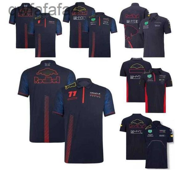 F1 Team Racing Polo Jersey Poliéster Camiseta con solapa de coche de secado rápido Personalización del mismo estilo YHMT