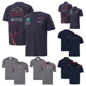F1 Team Racing Polo Shirt T-Shirt Formule 1 Fans Racing Suit T-shirt Summer Summer Fashion Heren Plus Motocross Jersey
