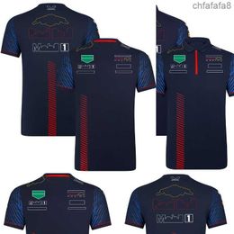F1 Team Racing T-shirt Formule 1 Polo Polo T-shirts Motorsport Nouvelle saison Ventils de vêtements Tops Mensy Jersey Plus Size 4st9