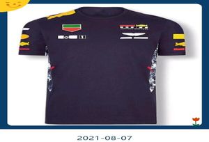 F1 Team Racing Camiseta Poliéster Secado rápido Verstappen Fans Cuello redondo Manga corta Jersey para descensos Mismo estilo Personalización3231790