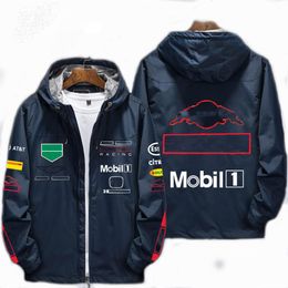 Ropa deportiva del equipo F1 2021 otoño e invierno F1 chaqueta a prueba de viento y cálida 332j