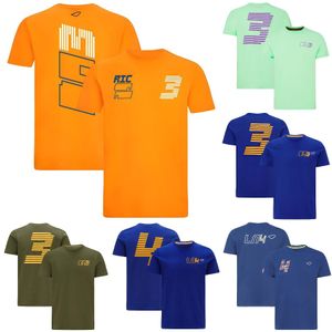 F1 Team T-shirt Formule 1 Pilote T-shirts Costume De Course À Manches Courtes D'été Décontracté Séchage Rapide Jersey Sport Extrême Hommes Femmes T-shirt