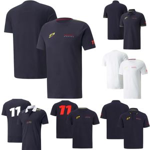 T-shirt F1 T-shirt Formule 1 Tapis de course T-shirts Polo Race Race rapide Dry Short Summer Sport Casual Sport Breathable