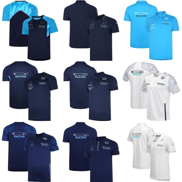 F1 Team T-shirt Polo Shirt Formula 1 2022-2023 Season Driver Racing Suit T-shirts Top Summer Fan Oversized Car Logo T-shirt Jersey303m