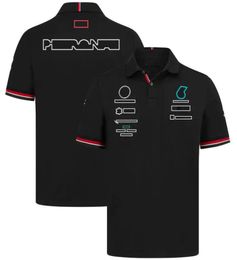 Tshirt d'équipe F1 2022 Polo à manches courtes Men039 Abile Sports Racing Suit1126259