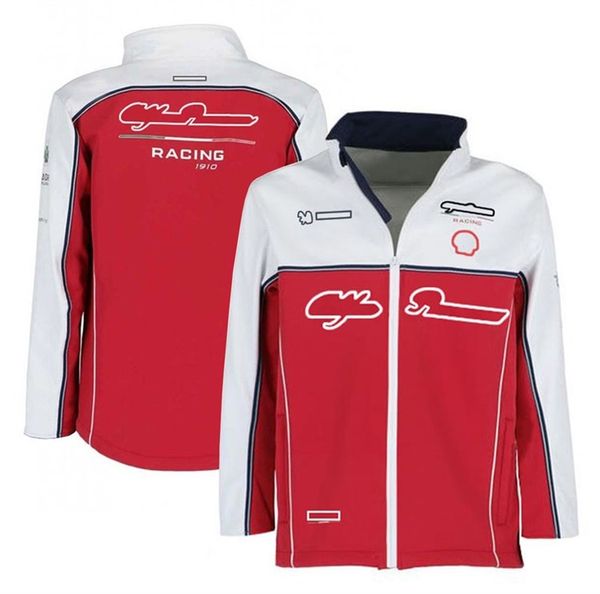 F1 Team Uniform - Traje de carreras de manga larga para hombre, chaqueta deportiva informal