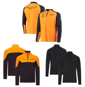 Uniforme del equipo F1 para hombre, uniforme de carreras deportivo, suéter informal con semicremallera, abrigo, monos personalizados para coche
