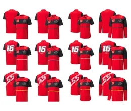 F1 Team Uniform New Red Racing Suit Men's Men's Men's Casual Sports Suring Drying Top
