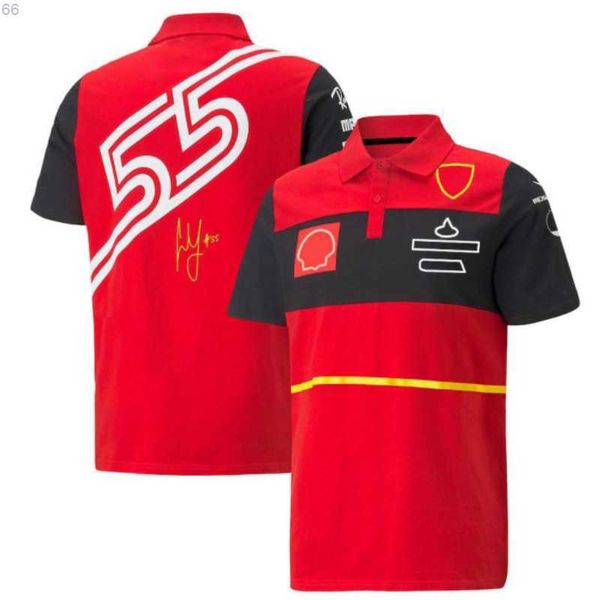 F1 Yiciya Camiseta Camisetas para hombre Top corto de marca Camisetas de manga corta Hombres Nueva camiseta de deportes de motor Camisetas del equipo de carreras Aficionados a los coches Polo transpirable Camisetas Ove