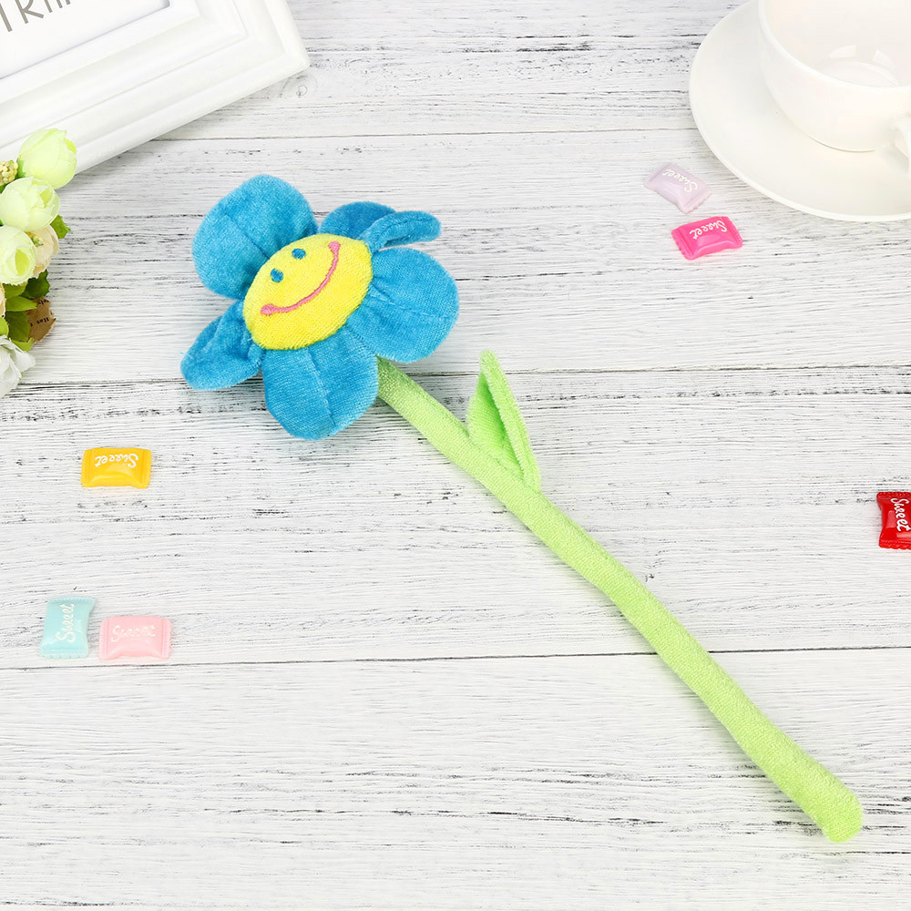 plush flowers with bendable stems
