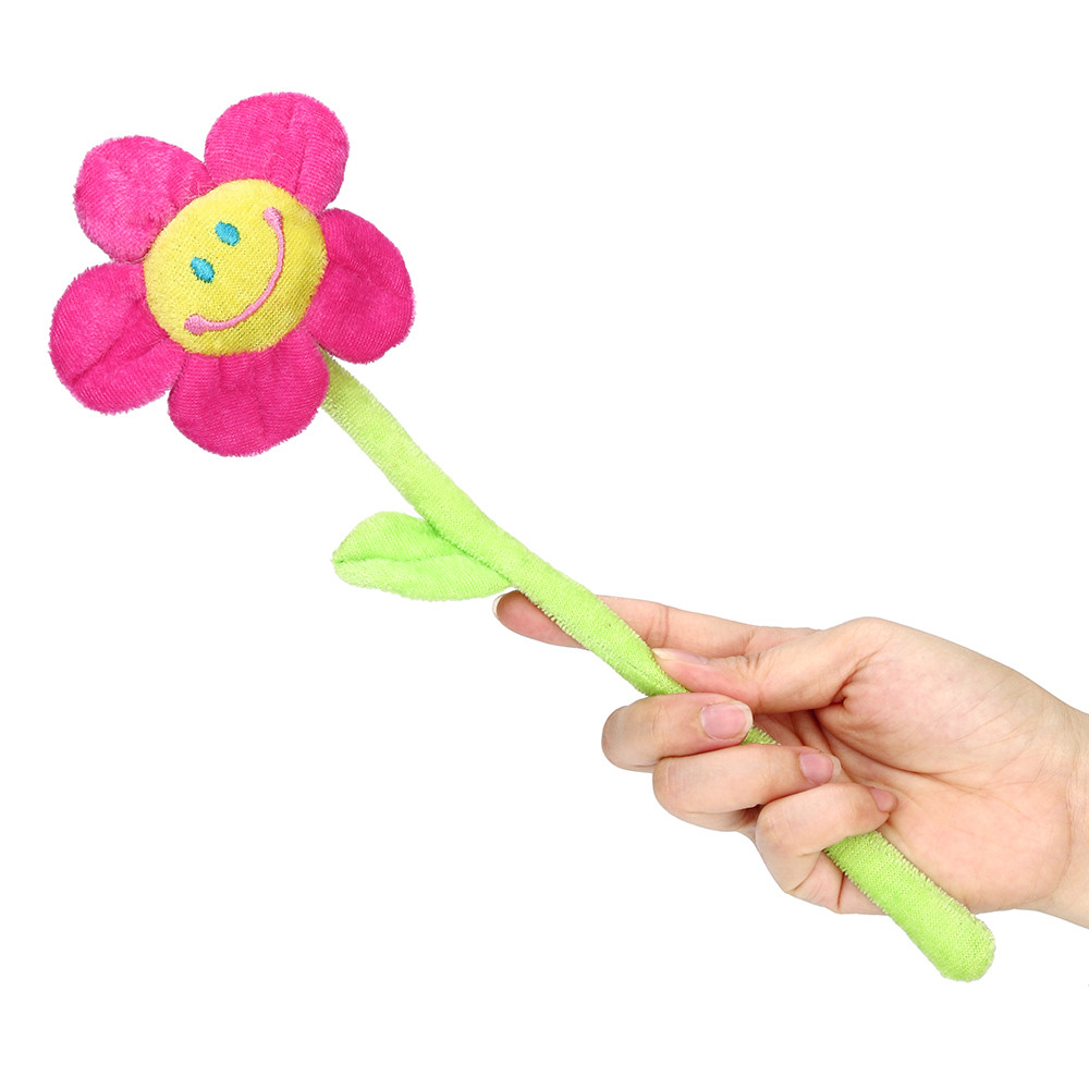 smiley flower plush