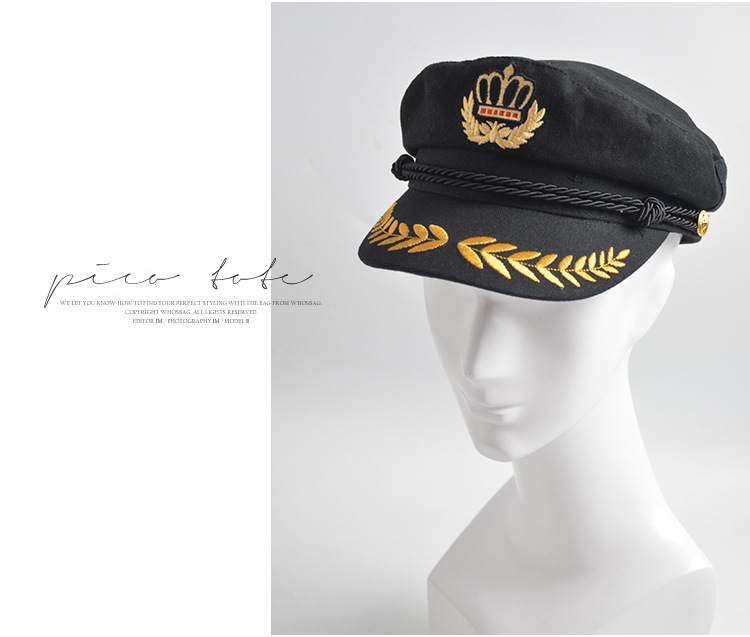 ladies sailor hat and scarf