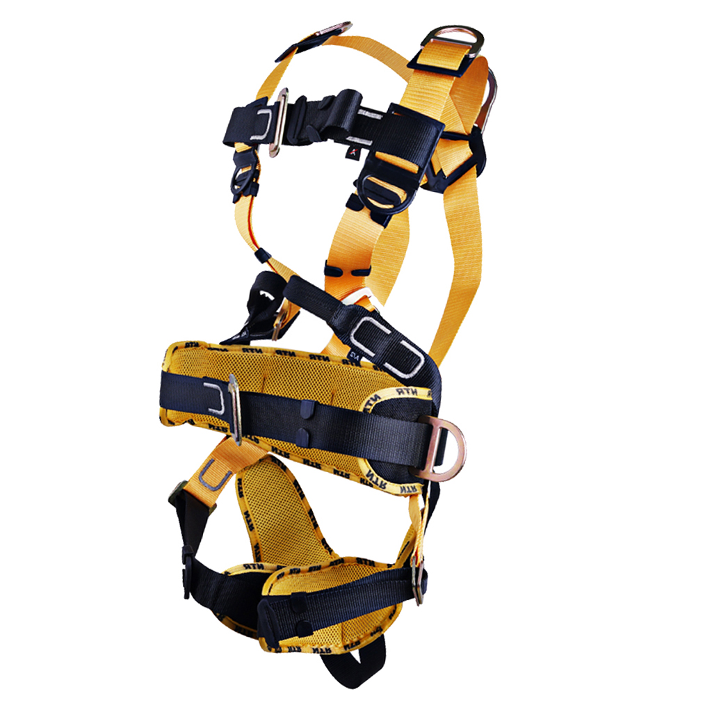 2020 Full Body Rock Climbing High Work Rappelling Safety Harness Black