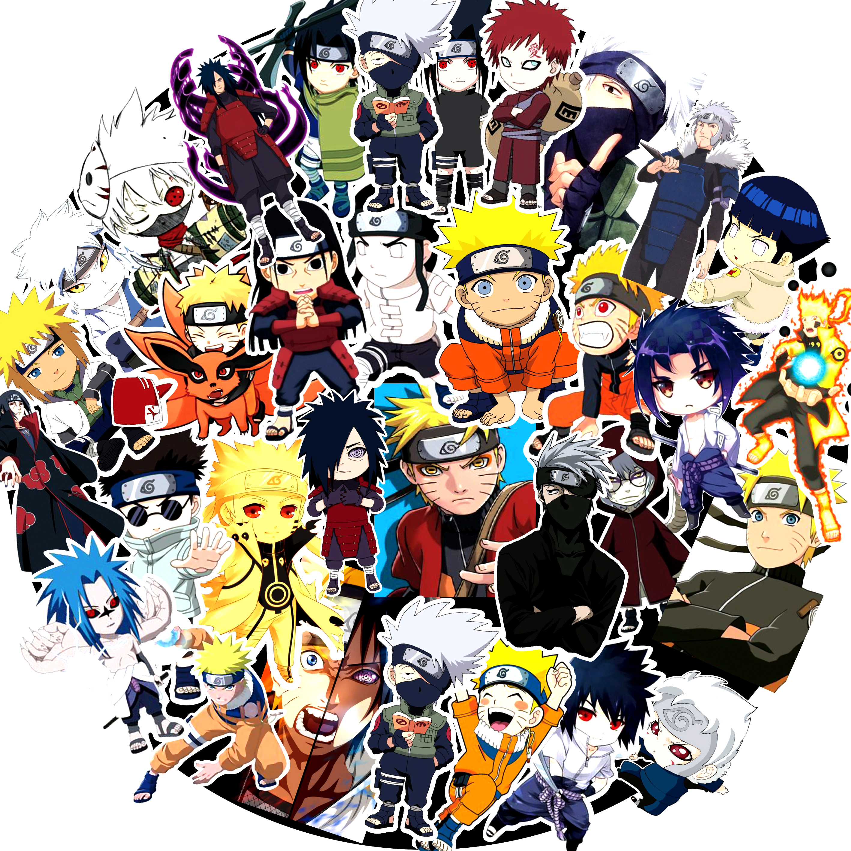 2020 set sticker japan anime naruto stickers cartoon for snowboard