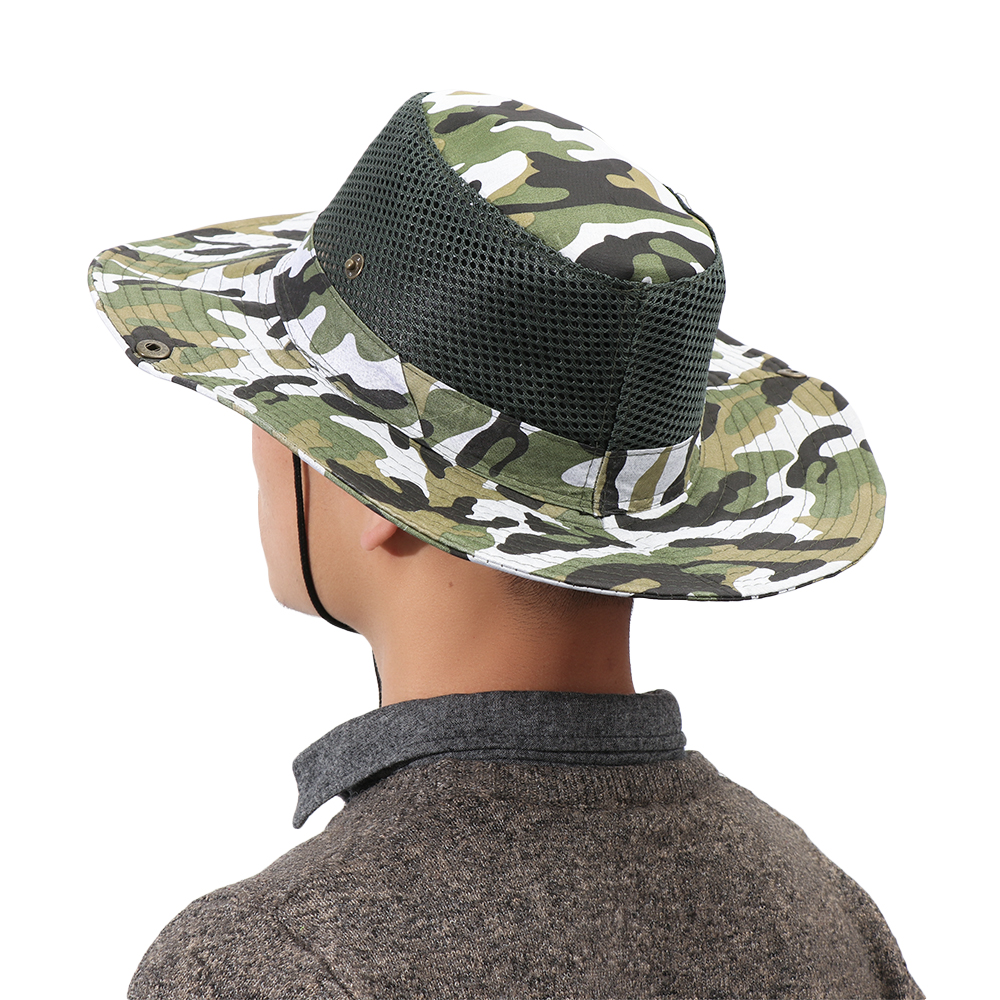 red white and blue camo bucket hat