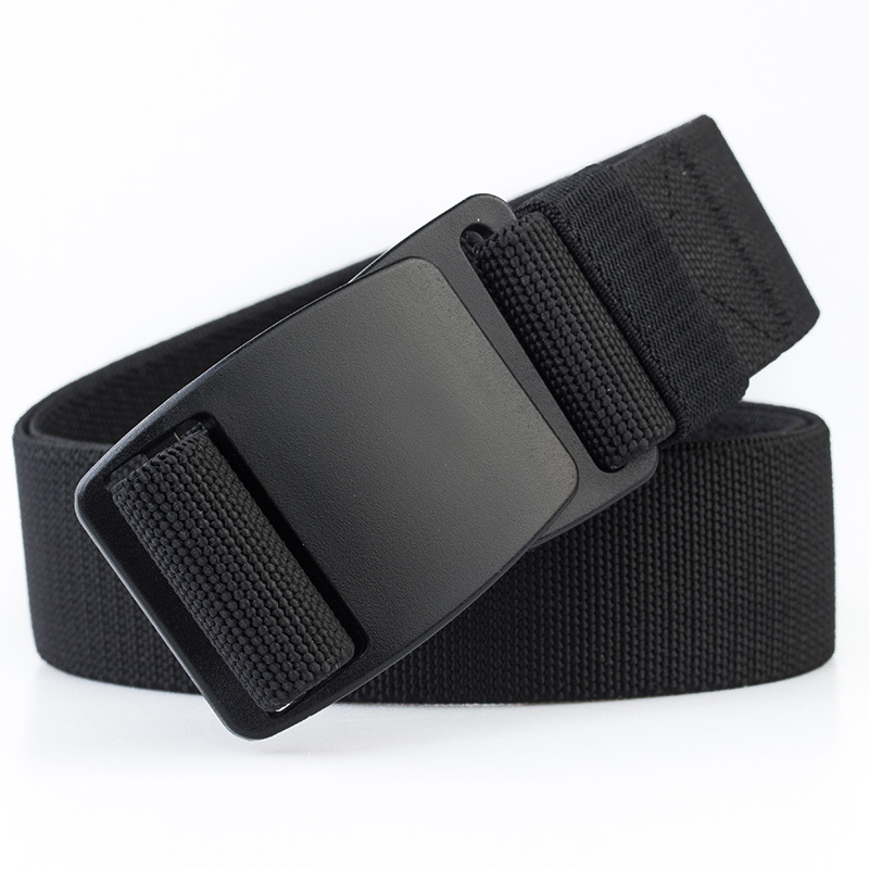 Tactical Mens Elastic Belt Belts Belts & Accessories Black Plastic