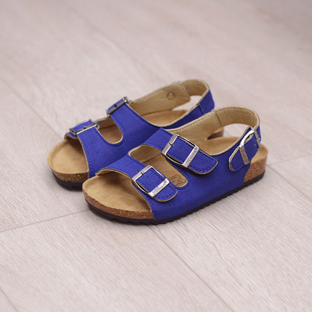 Ortoluckland Children Shoes Buckle Cork For Kids Boys