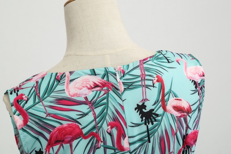 plus size flamingo dress