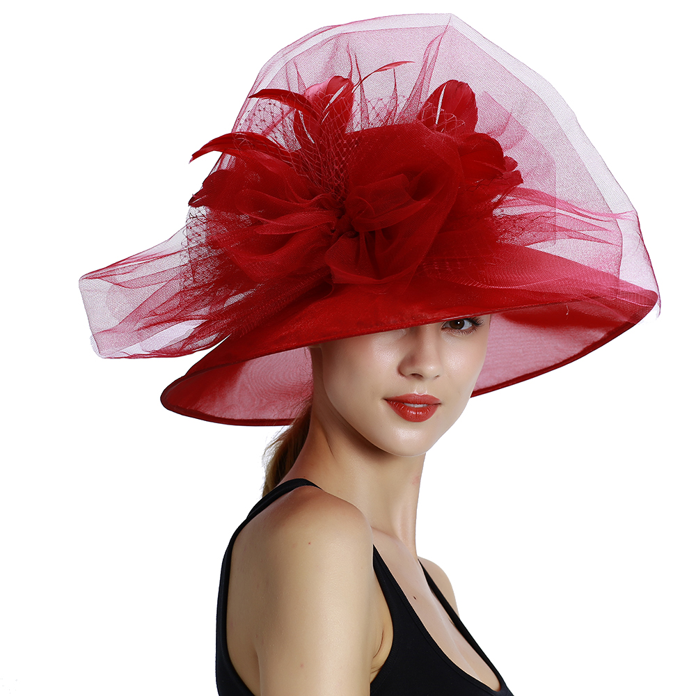 light pink wedding hats