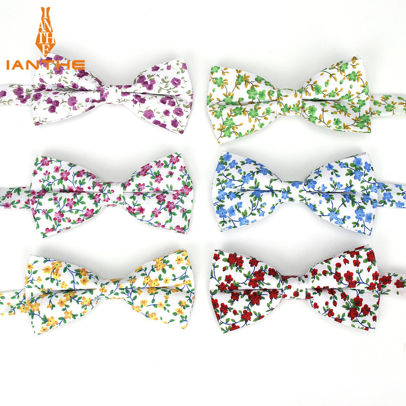 Mens Butterfly Print Necktie Fashion Polyester Neck Ties