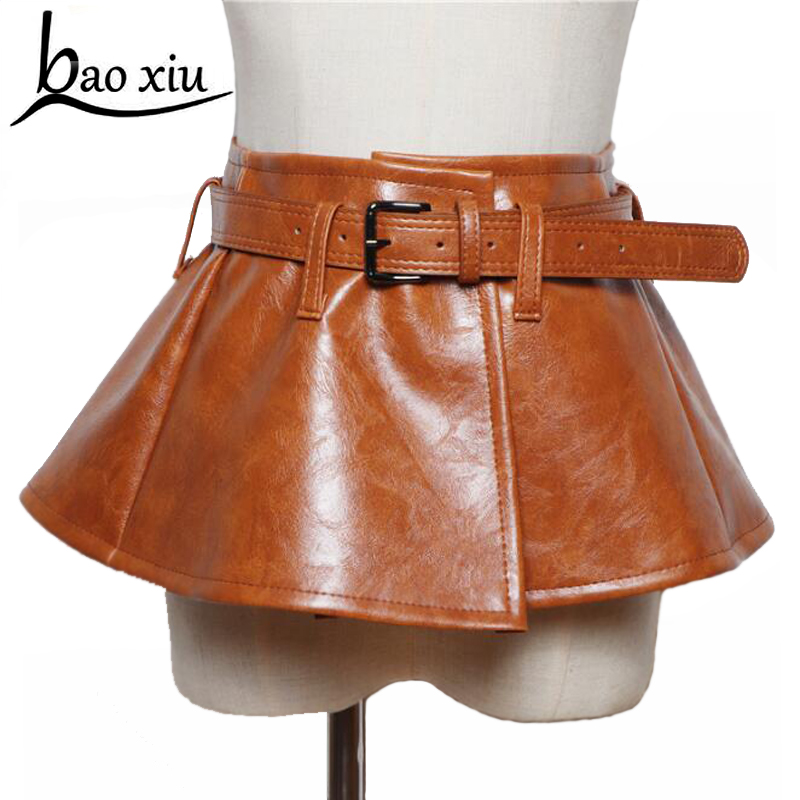 2019 Brand New Luxury Women Leather Waistband Skirt Wide Belt Accessories Corset Belts Belts ...