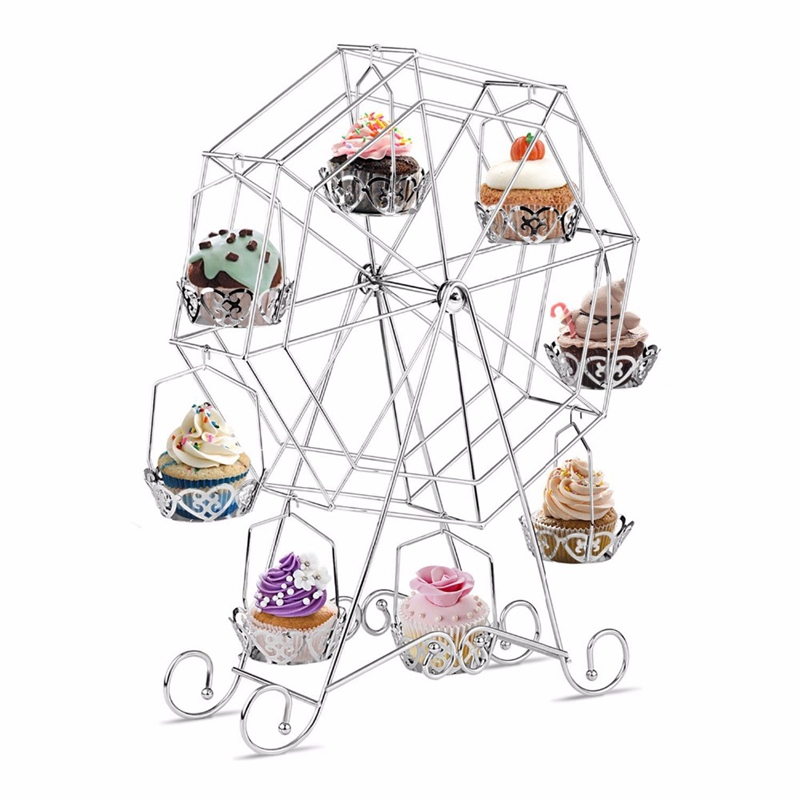 Silver Cupcake Stand Ferris Wheel Cupcake Stand Dessert