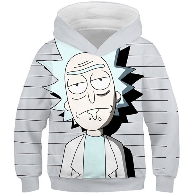 rick and morty hoodie kids