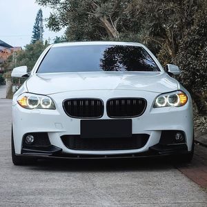 F10 F11 M Sport Front Bumper Lip Spoiler + Side Splitter Canards Cover voor BMW 5-serie M Tech 2011-2017 Alleen auto-accessoires