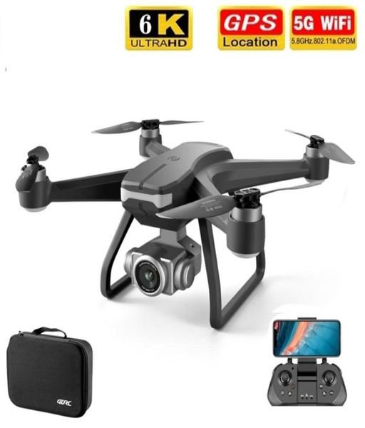 Drone GPS F11 Pro 4K avec wifi fpv double caméra HD POGRAMENT AERRIÈRE POGRAMENTS MOTEUR sans balais