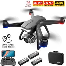 Drone GPS Y19 4K 6K double caméra HD, aéronef sans pilote (UAV) Intelligent, photographie aérienne professionnelle, moteur sans balais, quadrirotor RC distance 1200m