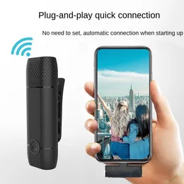 F12 Wireless Bluetooth Collar Clip Wheat Mobile Telefoon Microfoon Integrated Sound Card Singing Recording Live Voice Changer